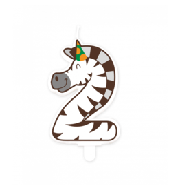 pd party Jungle Candle - 2 Zebra