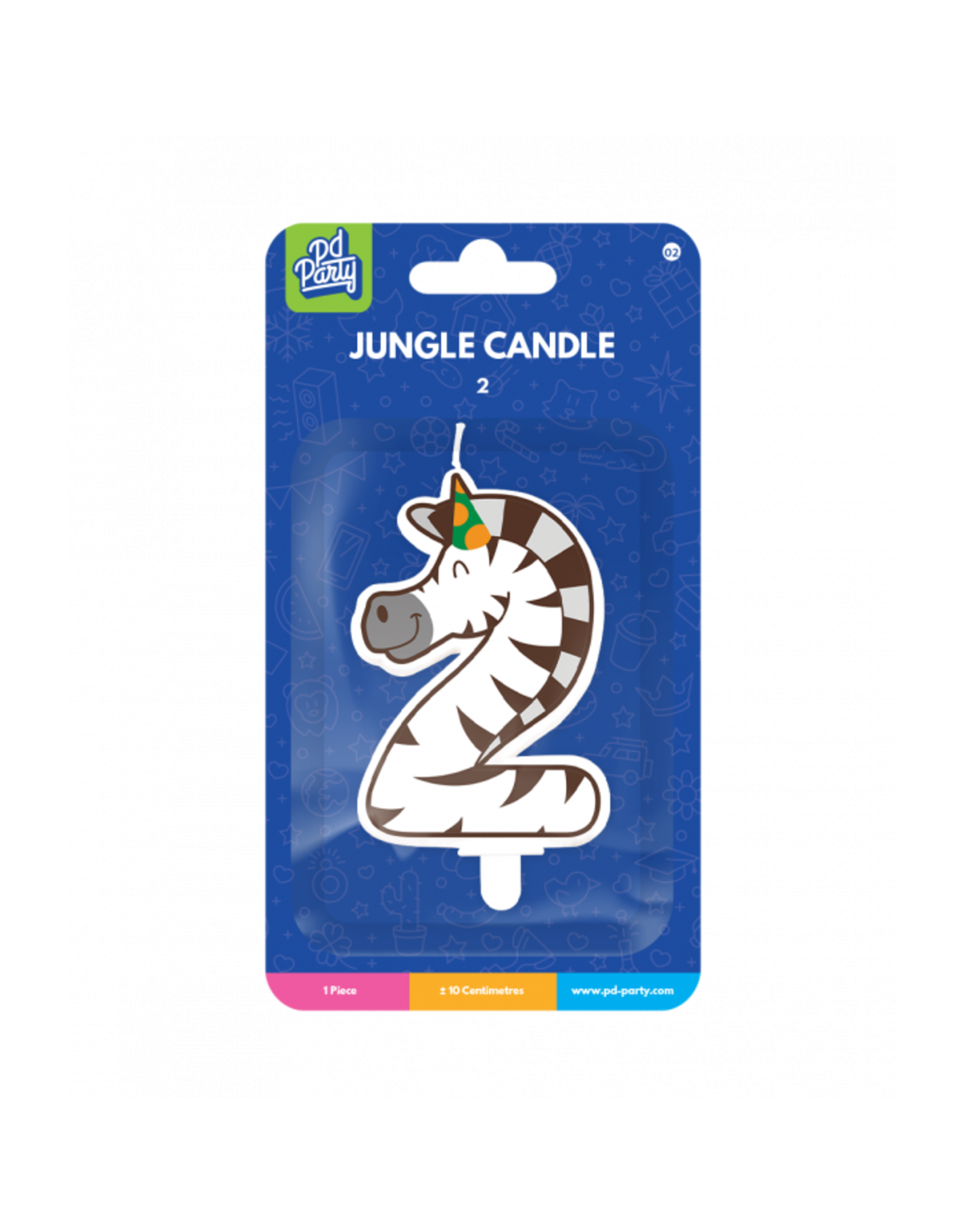 Jungle Candle - 2 Zebra
