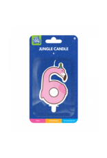 Jungle Candle - 6 Flamingo