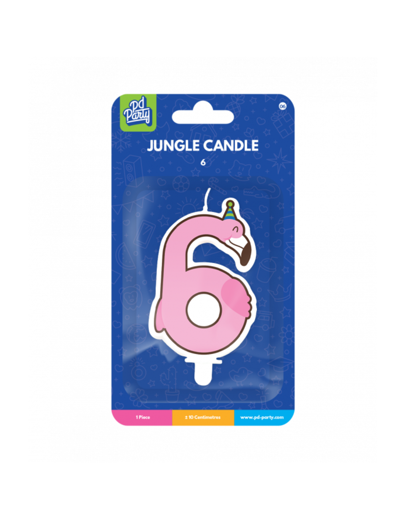 Jungle Candle - 6 Flamingo