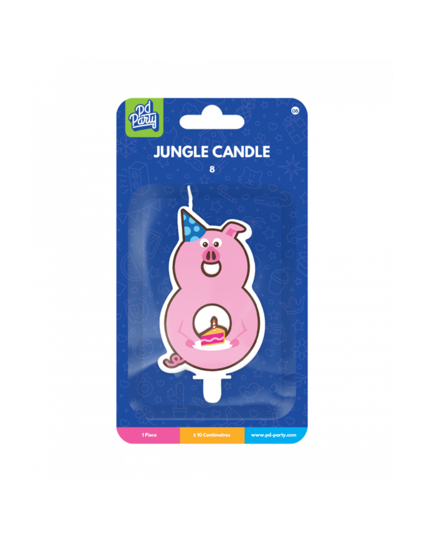 Jungle Candle - 8 Pig