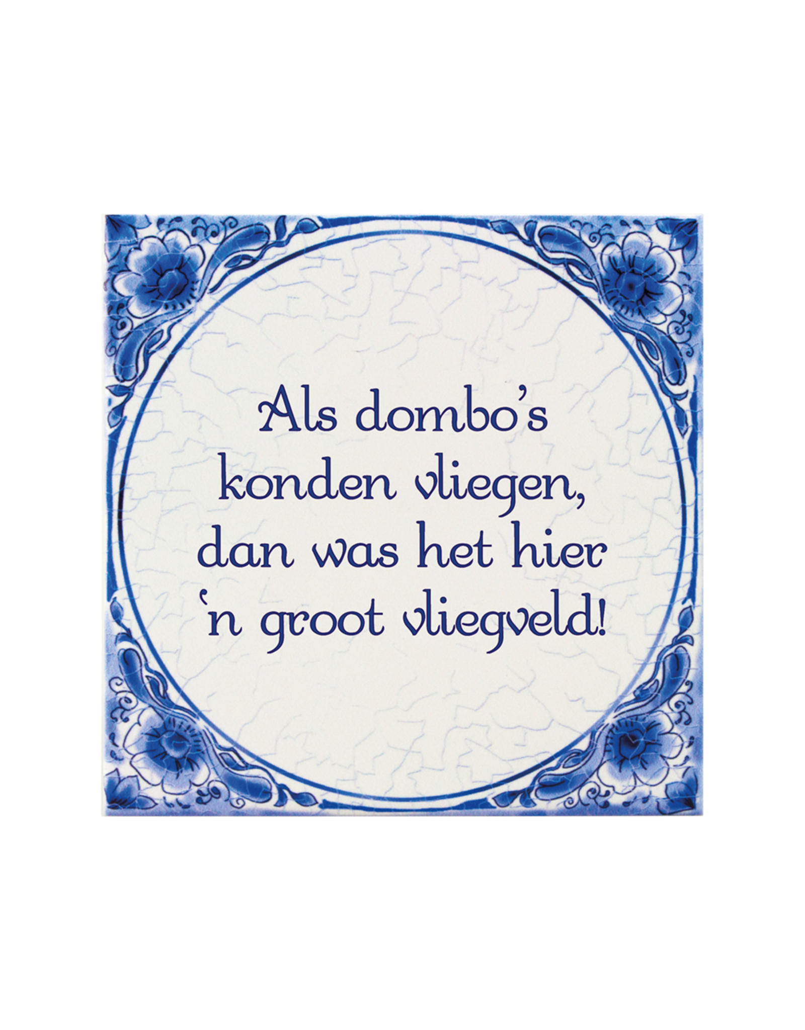 Tegel Delfts blauw - Dombo's