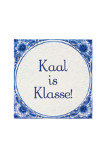 Tegel Delfts blauw - Kaal is Klasse!