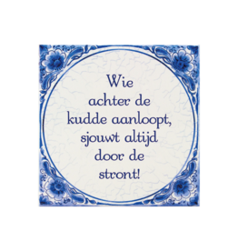 pd party Tegel Delfts blauw - Kudde