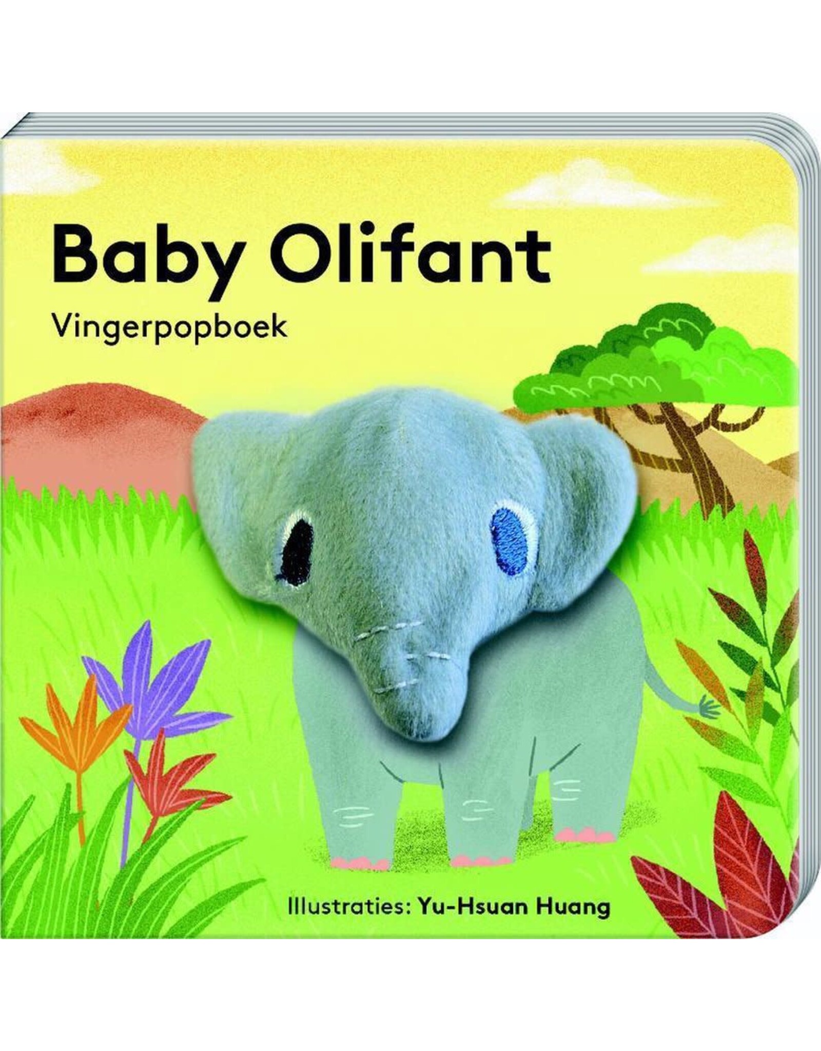 Vingerpopboek - Baby Olifant