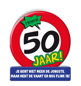 Wenskaart - 50 jaar verkeersbord