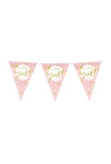 Party Flags Foil - It's a girl!