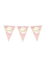 pd party Party Flags Foil - It's a girl!
