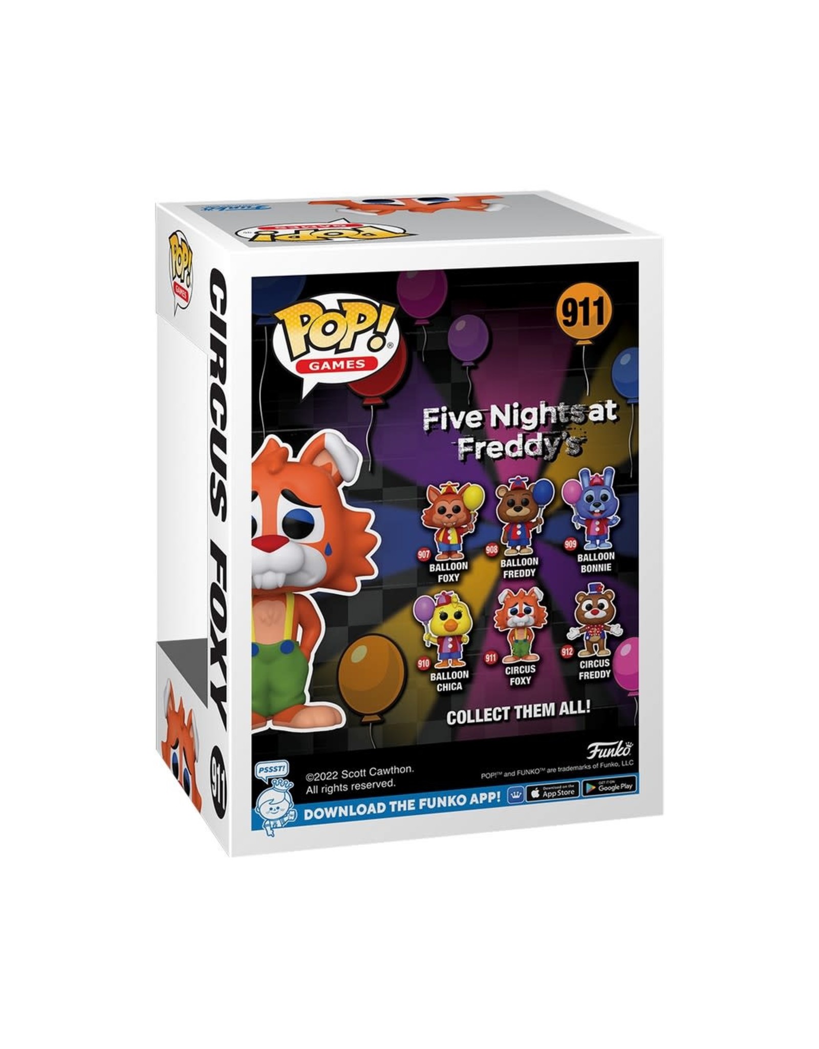 Funko Funko Pop! Games nr911 FNAF - Circus Foxy