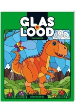 Glas in Lood Kleurboek "Dinosaurus"