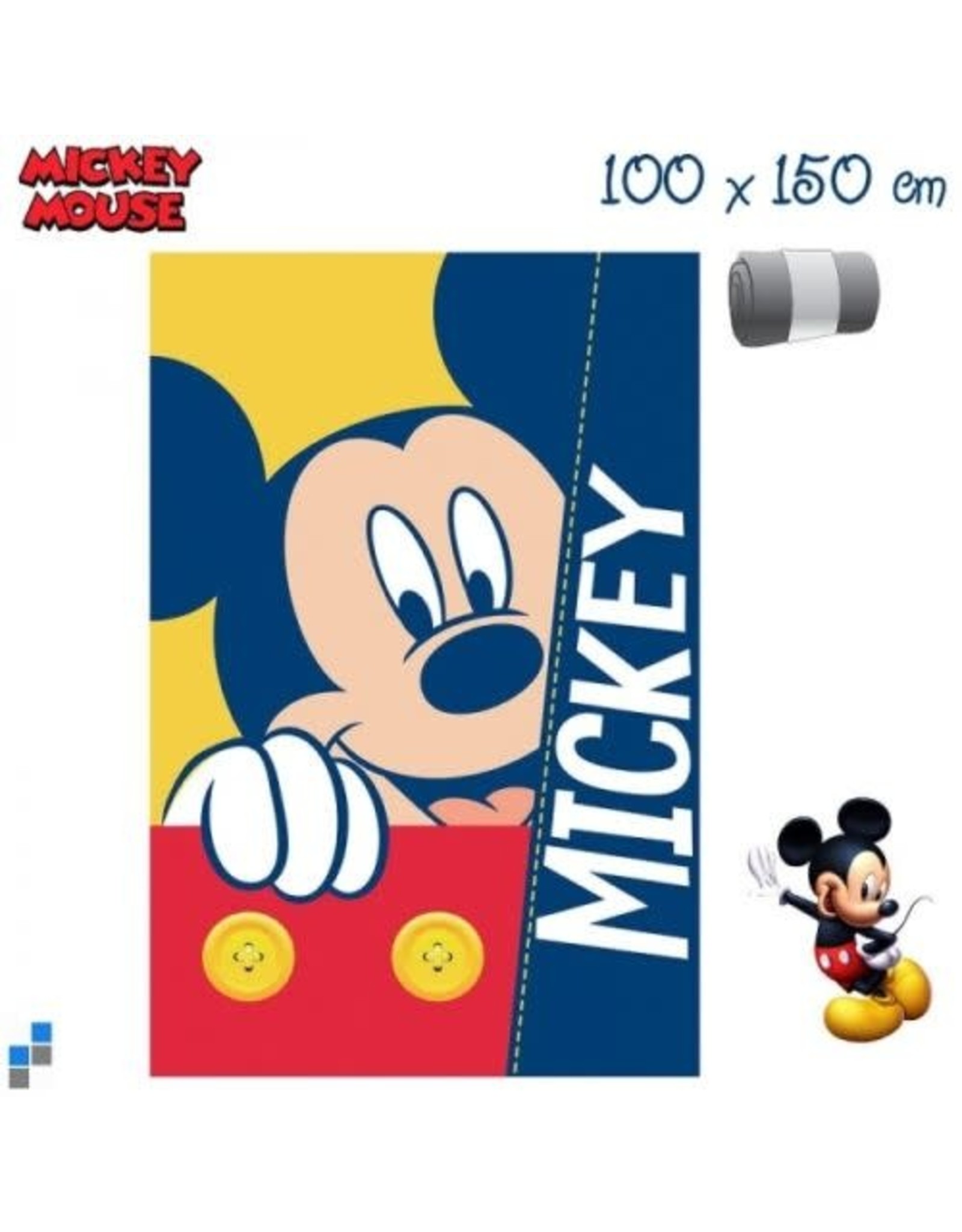 Fleece Deken Mickey