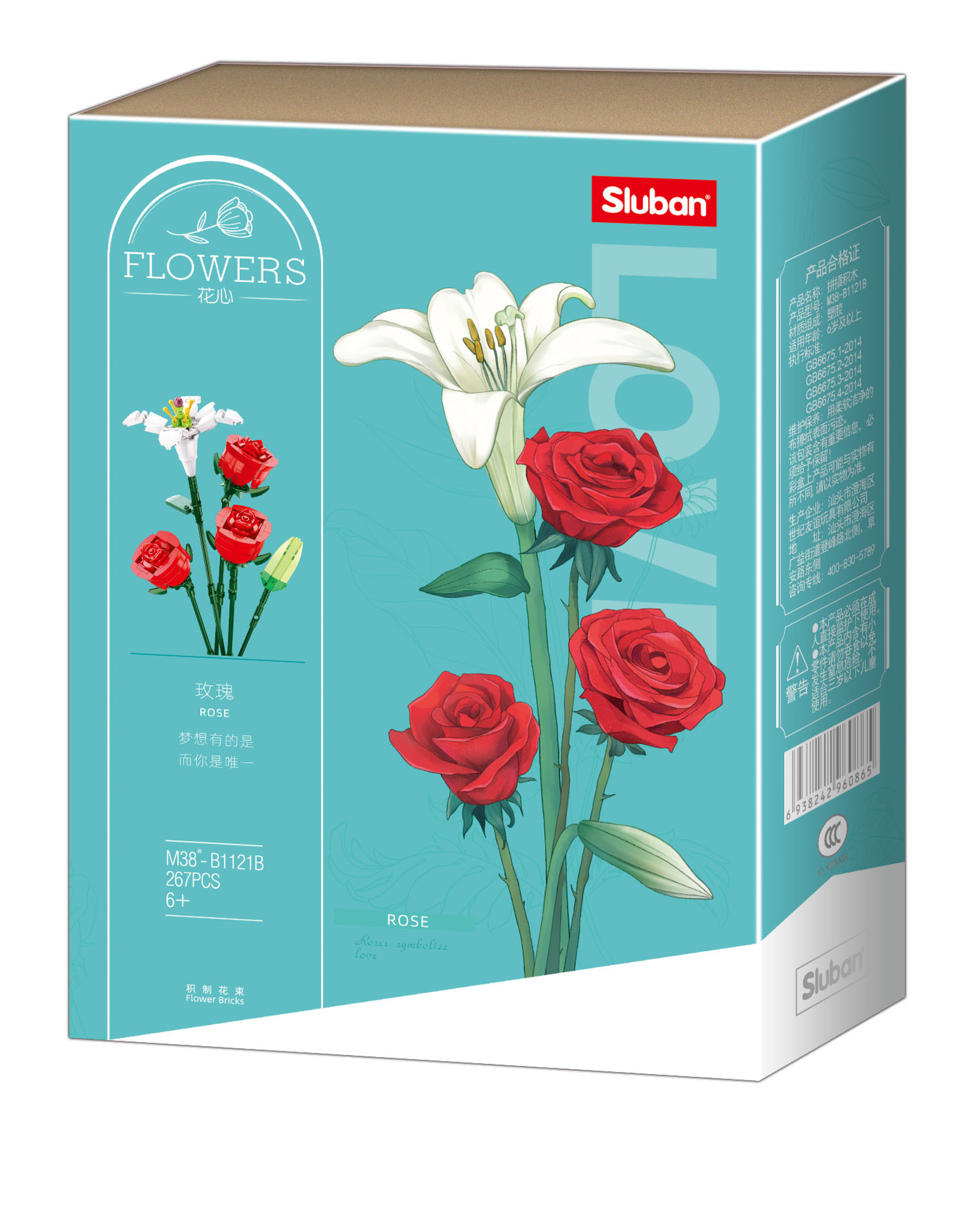 Sluban Sluban Girl's Dream - Flower "Rose"