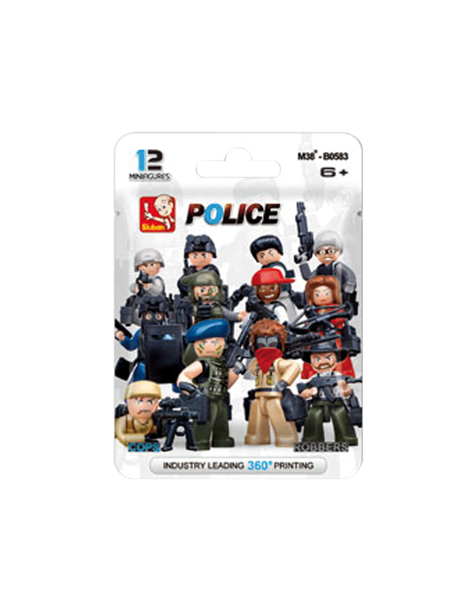 Sluban Mini Figure Police M38-B0583