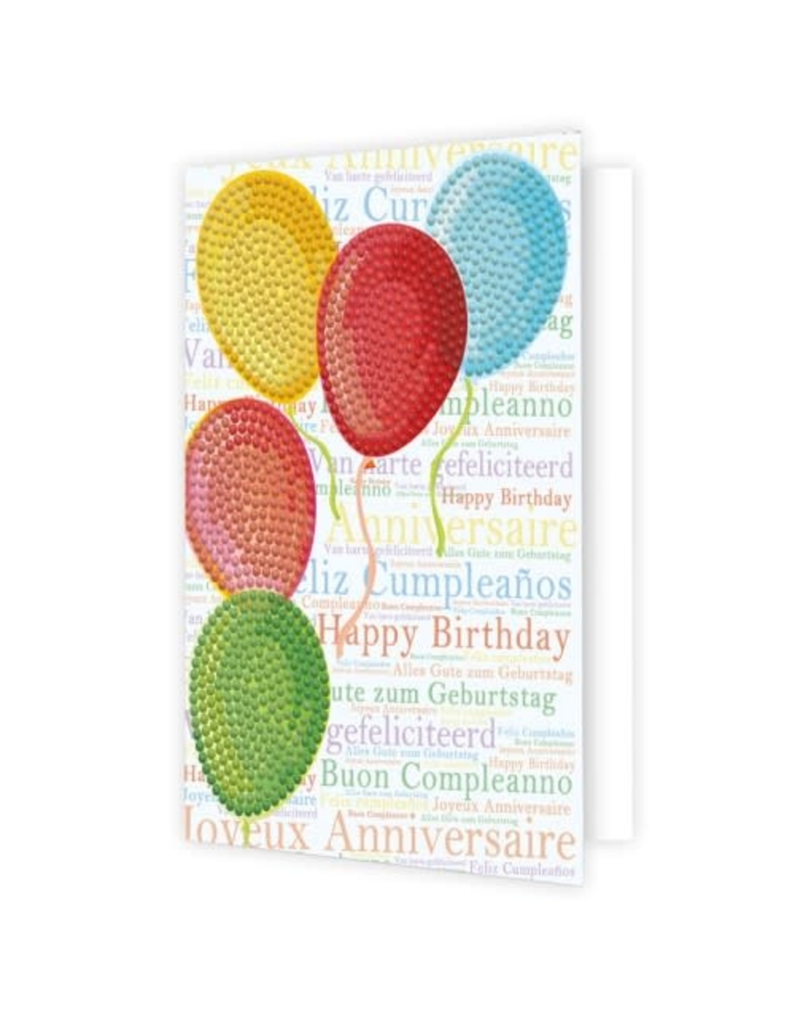 Diamond Dotz Diamond Dotz Greeting Card Balloons on High