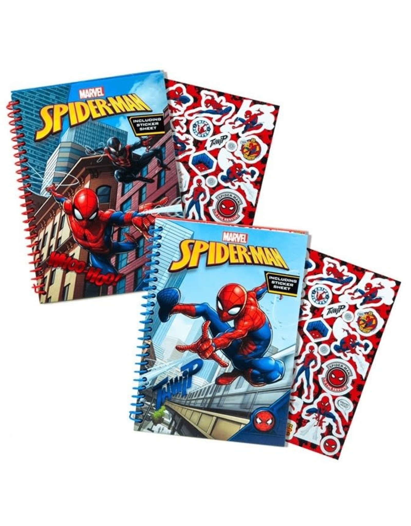 Spiderman notitieboek met stickers