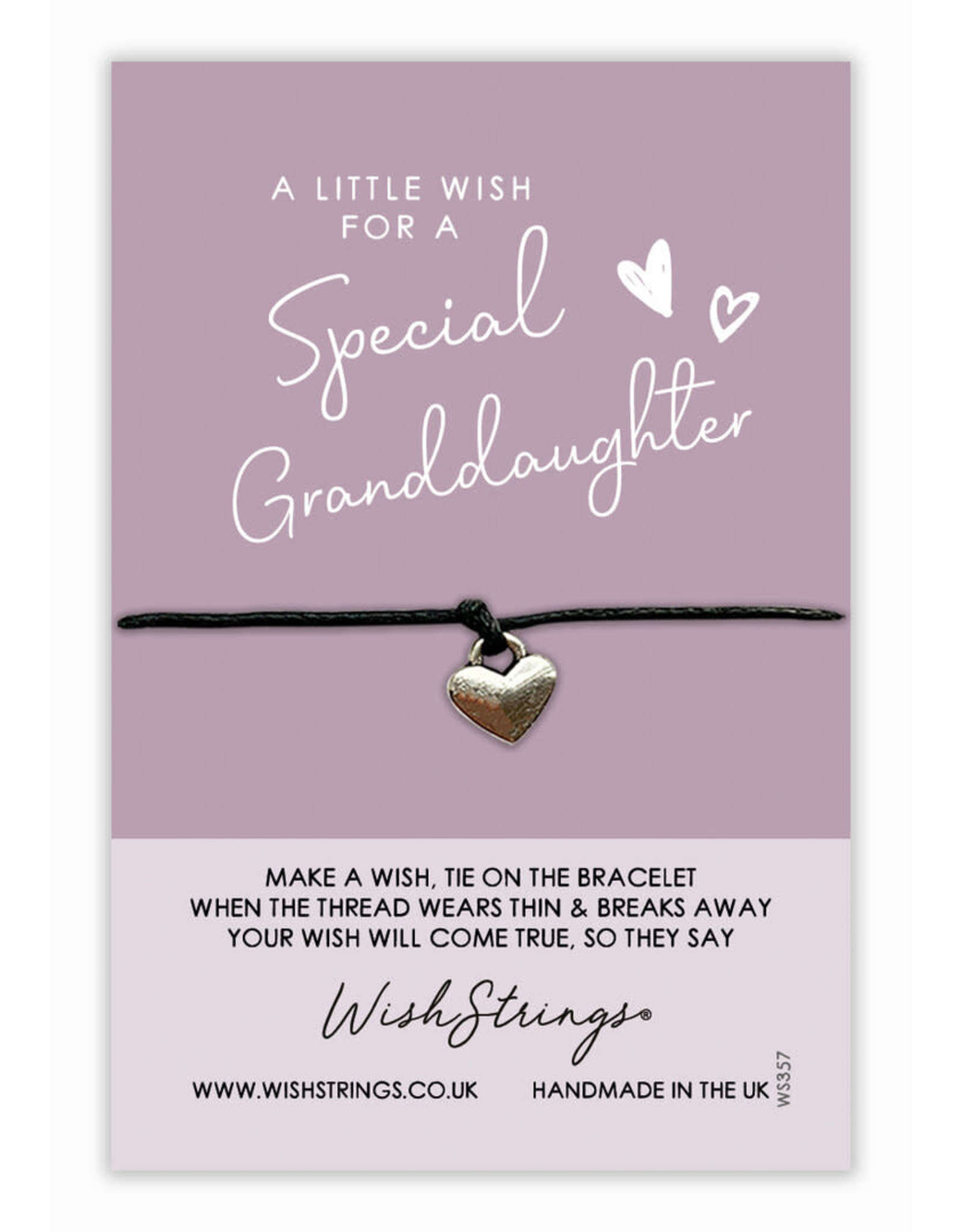 WishString “Special Granddaughter”