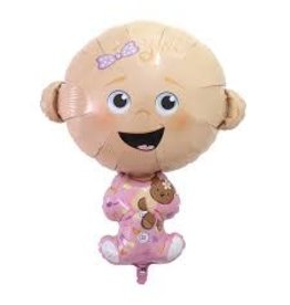 Foil Balloon Baby Roze