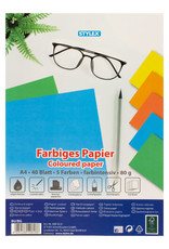 40 vel papier A4 gekleurd 80 gram