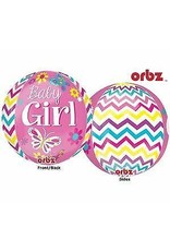 Foil Balloon Baby Girl Pink