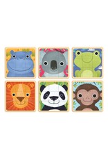 Mudpuppy Puzzle Squares Animals of the World
