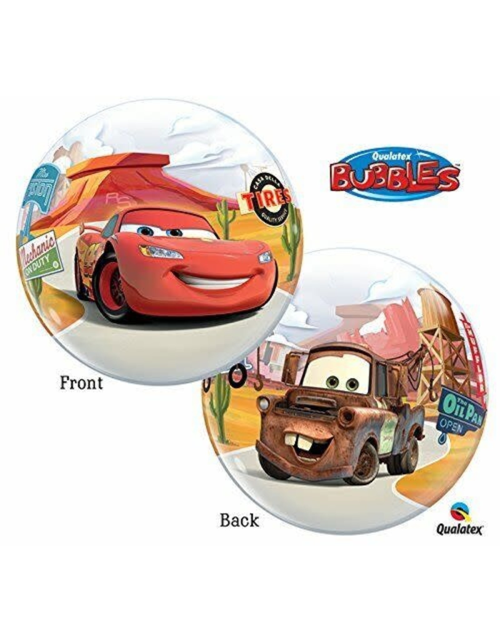 Disney Cars Bubbles Folie Ballon