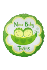New Baby Twins Foil Balloon