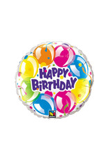 Qualatex Happy Birthday Sparkling Foil Balloon