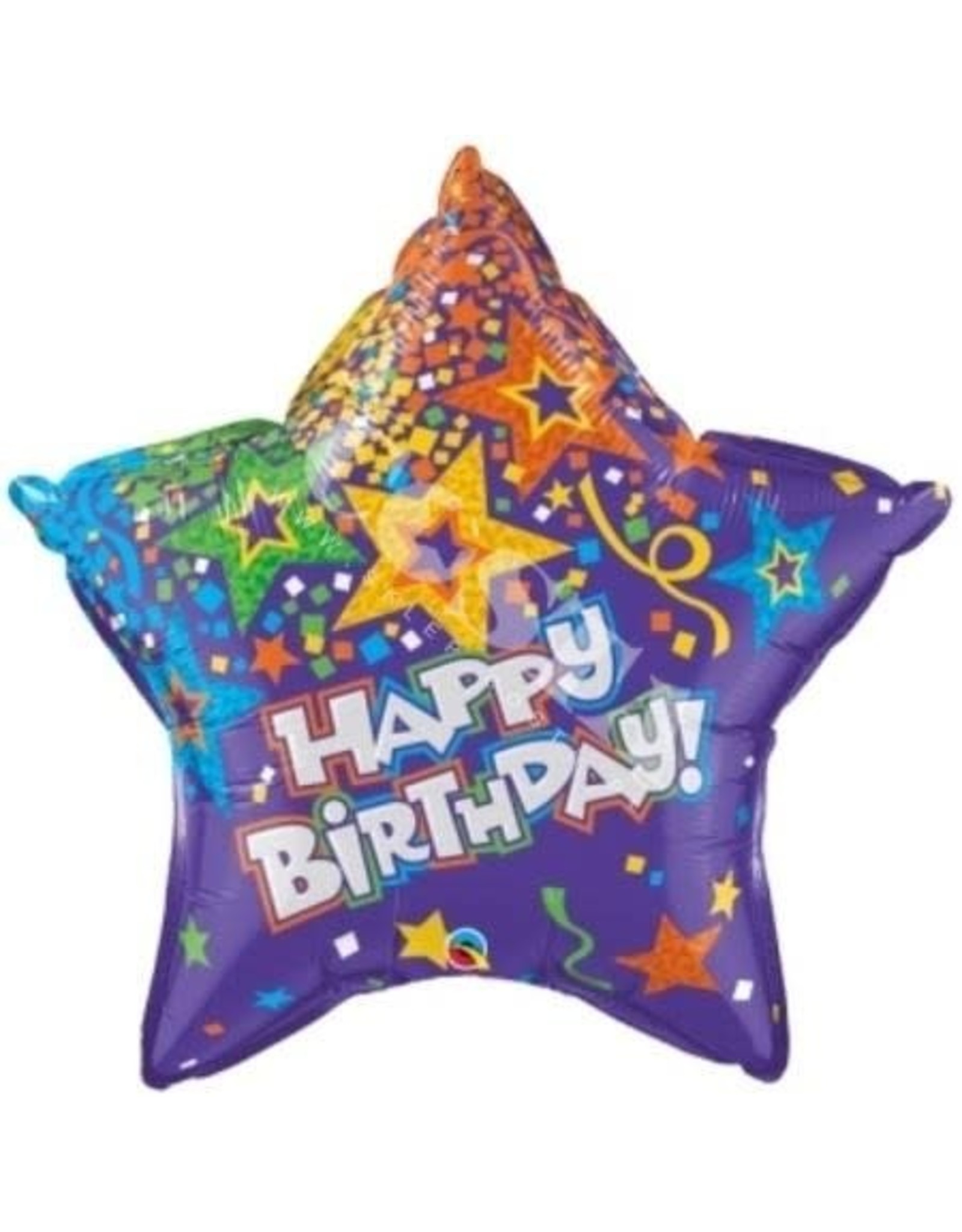 Qualatex Happy Birthday Ster Folie Ballon