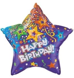 Qualatex Happy Birthday Ster Folie Ballon