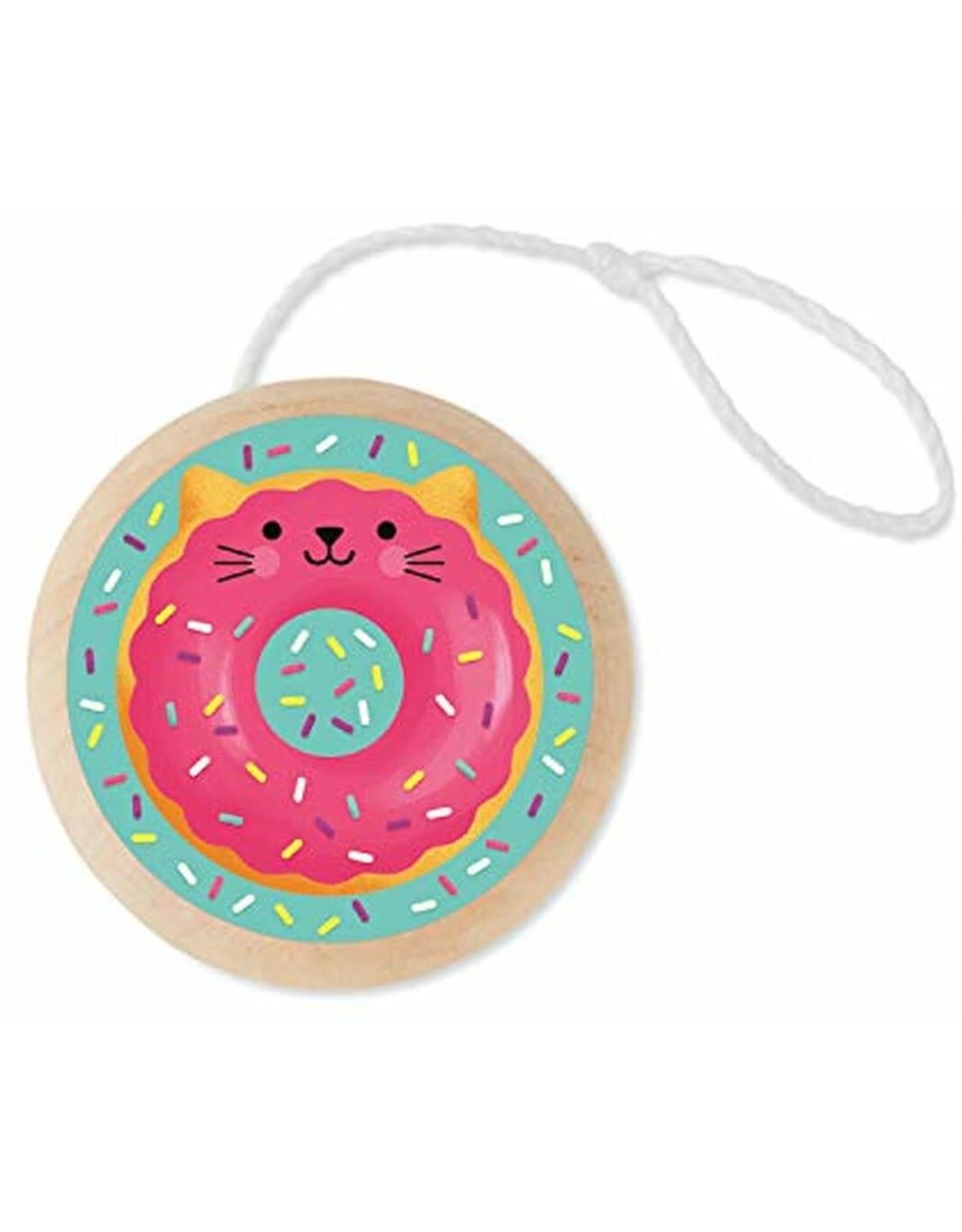 Mudpuppy Wooden Yo-Yo Cat Donut