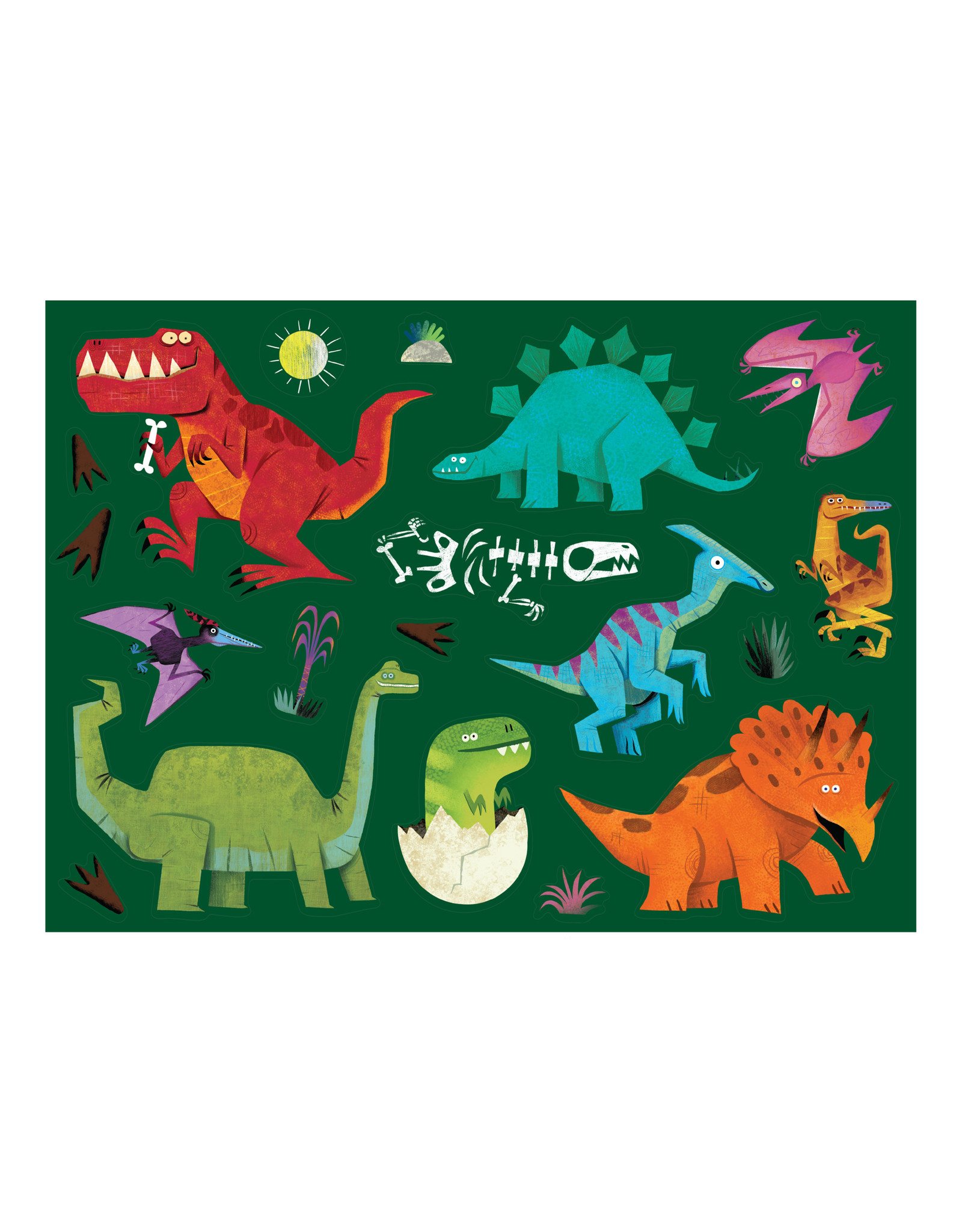 Crocodile Creek Coloring Poster - Dino World