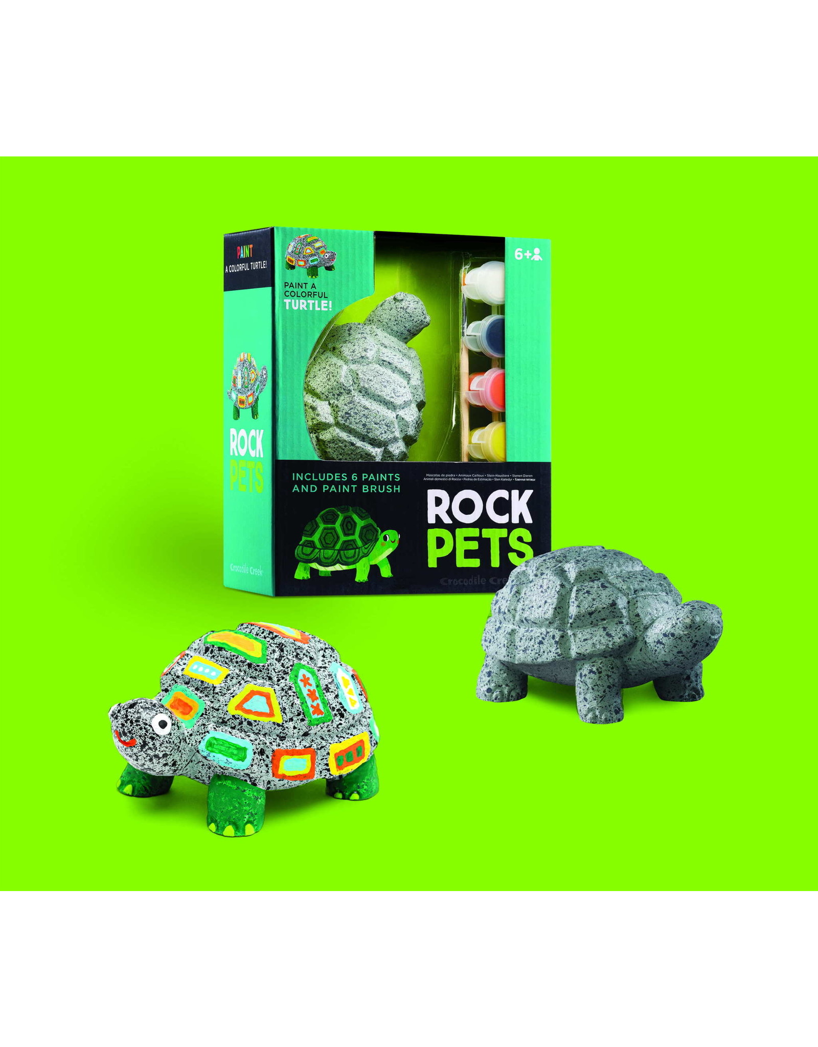 Crocodile Creek Rock Pets - Turtle