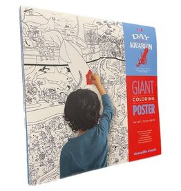 Crocodile Creek Giant Coloring Poster - Day at the Aquarium