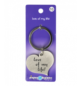 pd party Hart sleutelhanger - Love of my life
