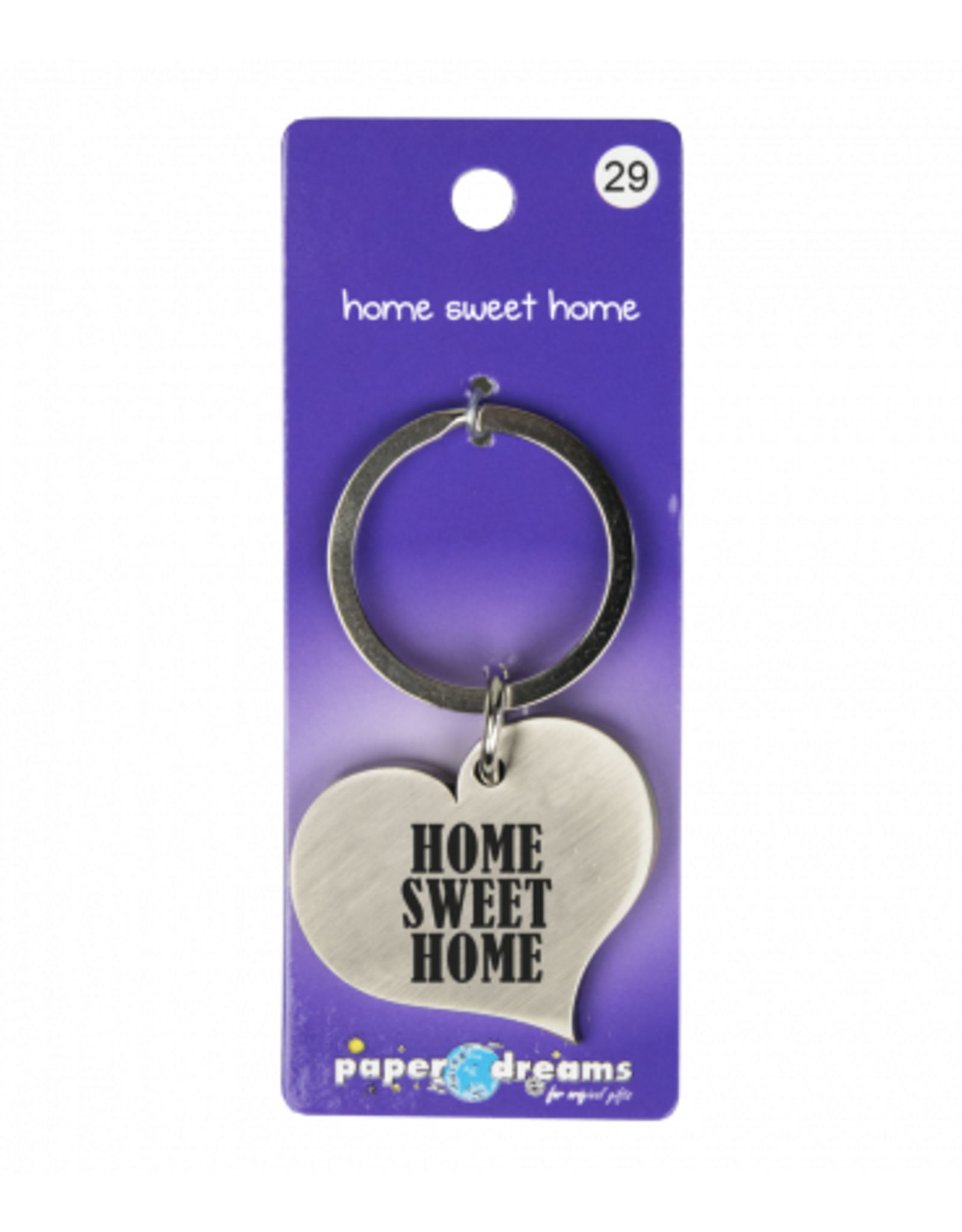 Hart sleutelhanger - Home Sweet Home