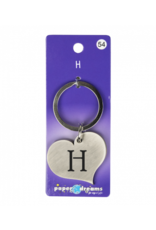 Hart sleutelhanger - H