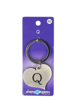 Hart sleutelhanger - Q