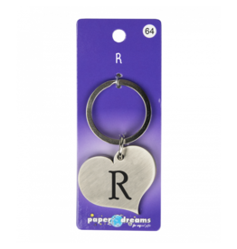 Hart sleutelhanger - R