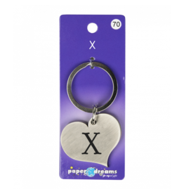 pd party Hart sleutelhanger - X