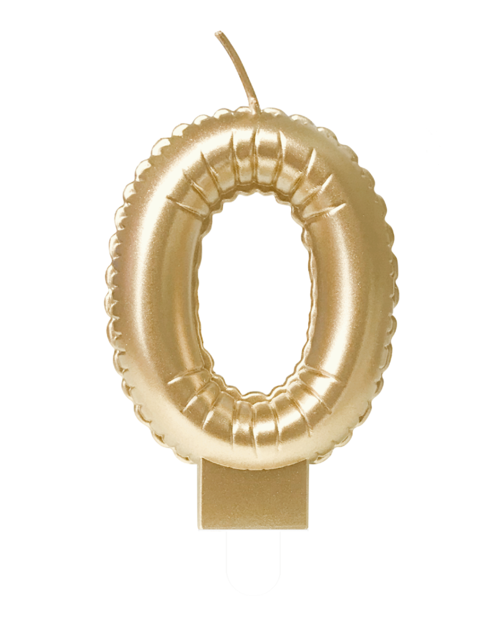 pd party Foil Balloon Candle Gold -  0