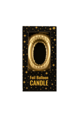Foil Balloon Candle Gold - 0