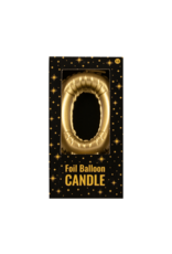 pd party Foil Balloon Candle Gold -  0