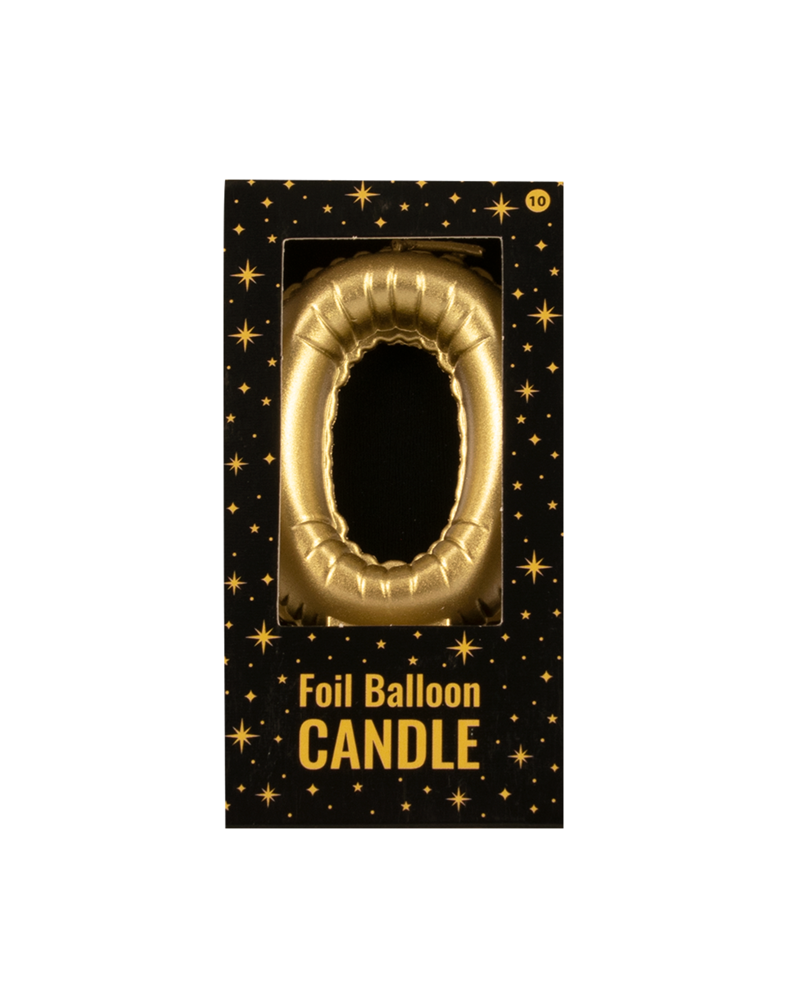 Foil Balloon Candle Gold - 0