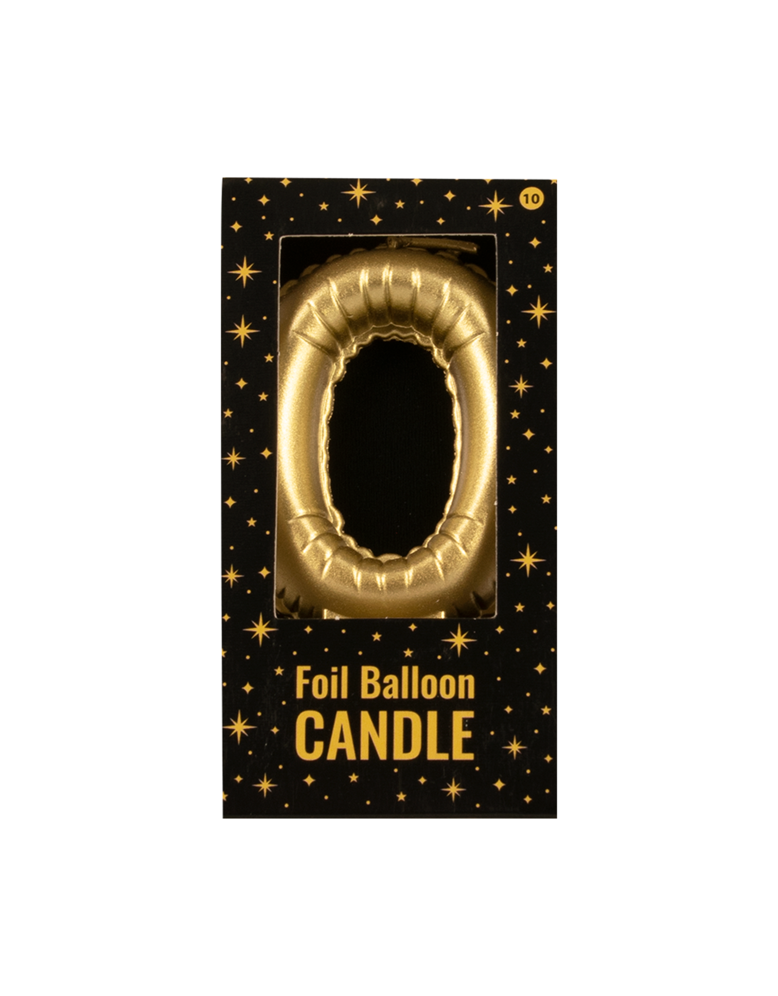 pd party Foil Balloon Candle Gold -  0