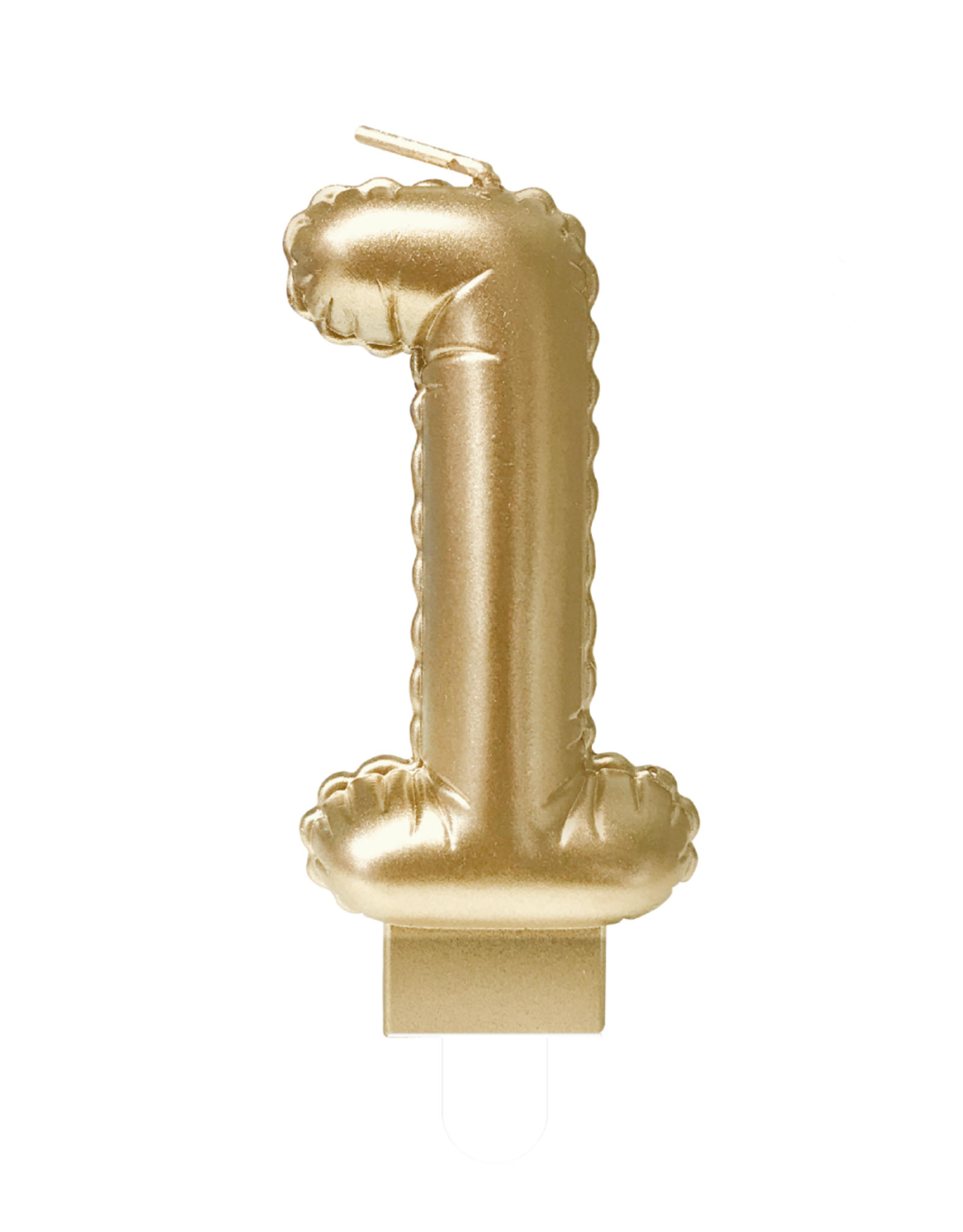 pd party Foil Balloon Candle Gold - 1