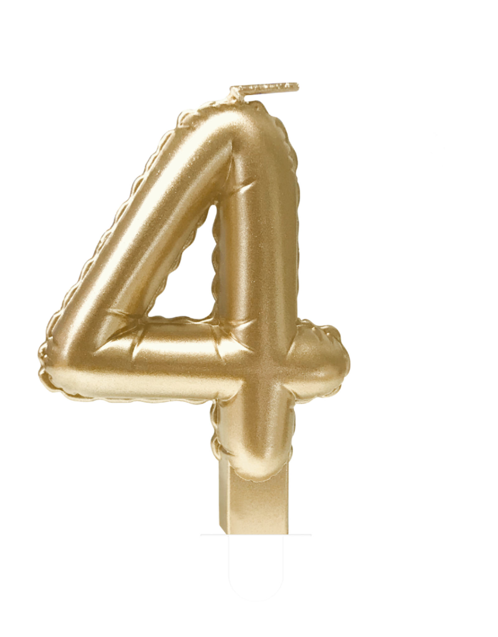 Foil Balloon Candle Gold - 4