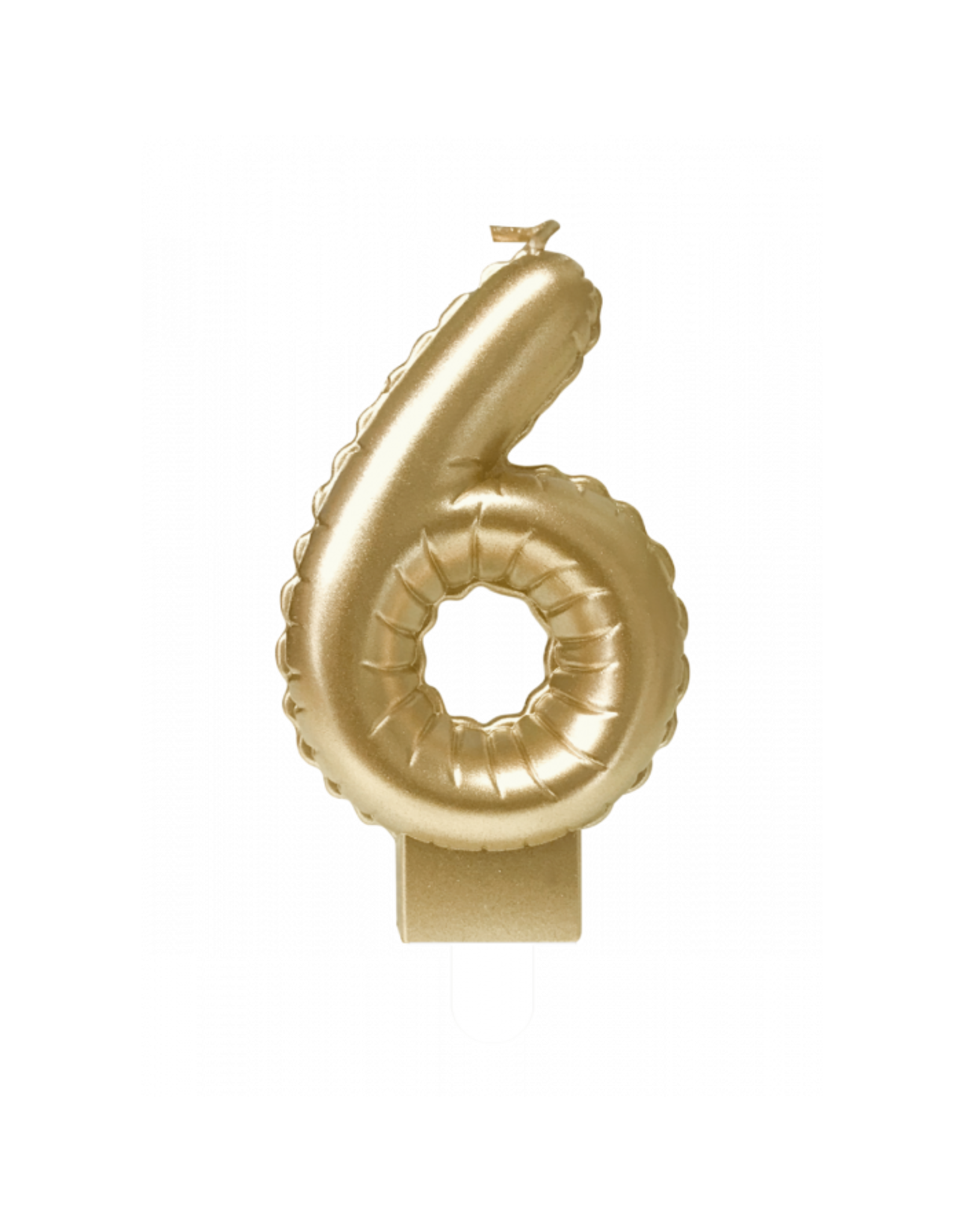 Foil Balloon Candle Gold - 6