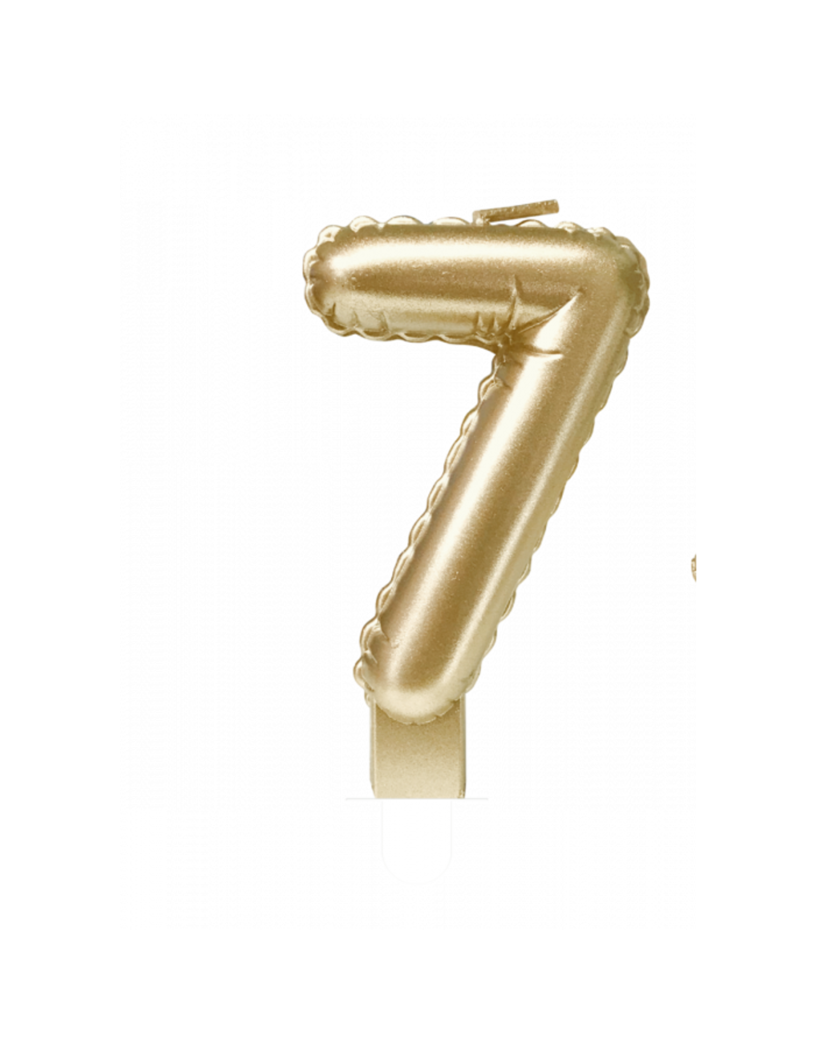 Foil Balloon Candle Gold - 7