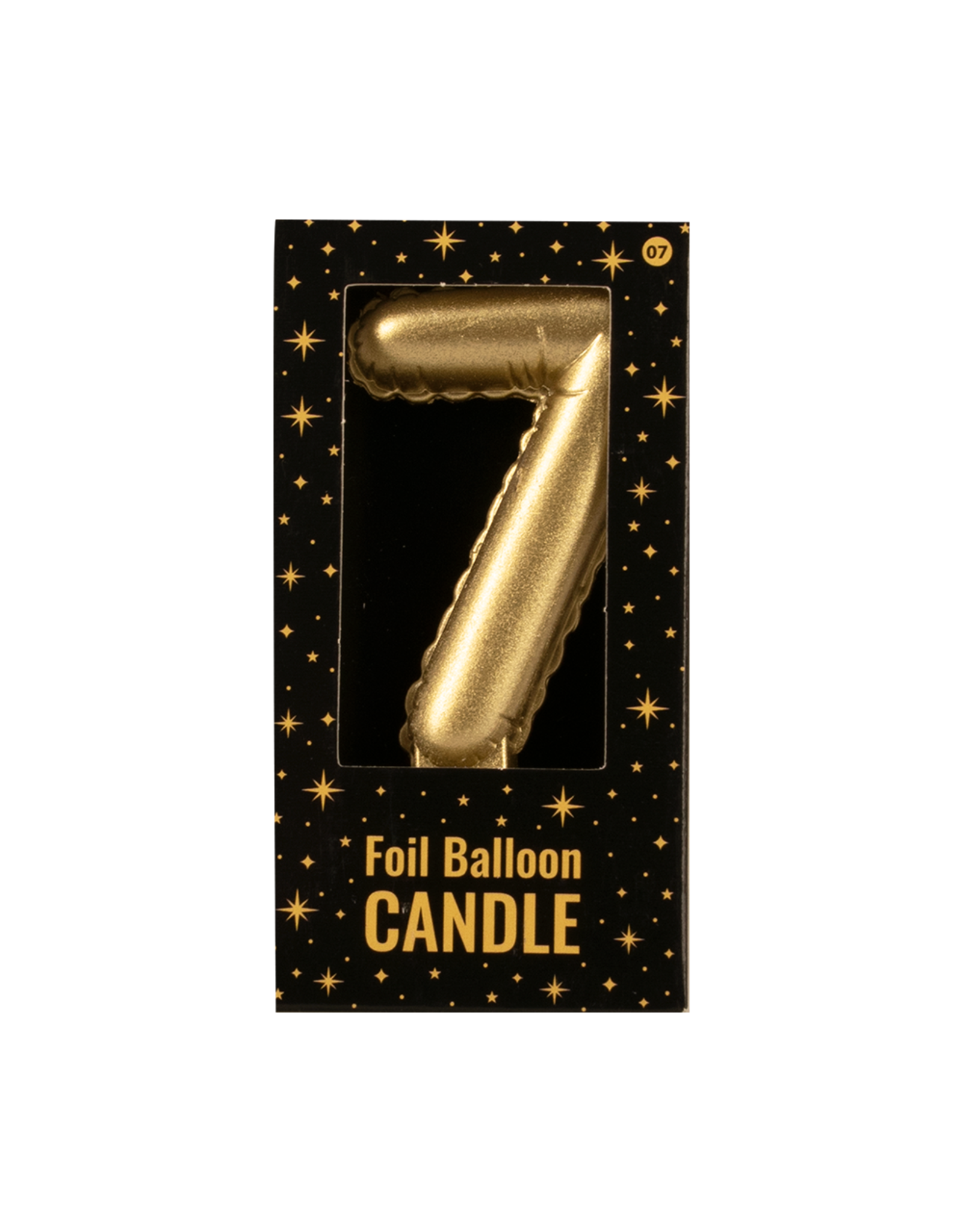 Foil Balloon Candle Gold - 7