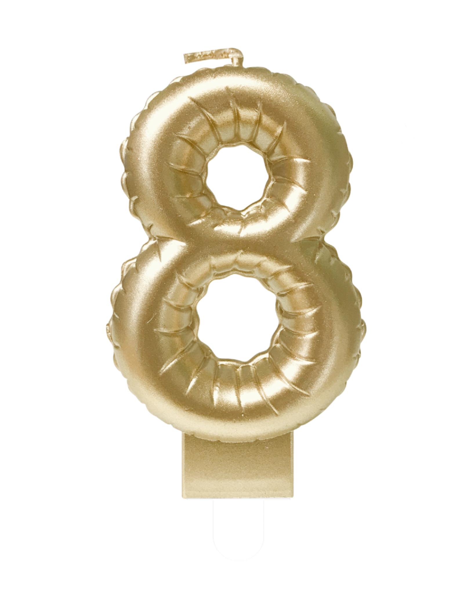 Foil Balloon Candle Gold - 8
